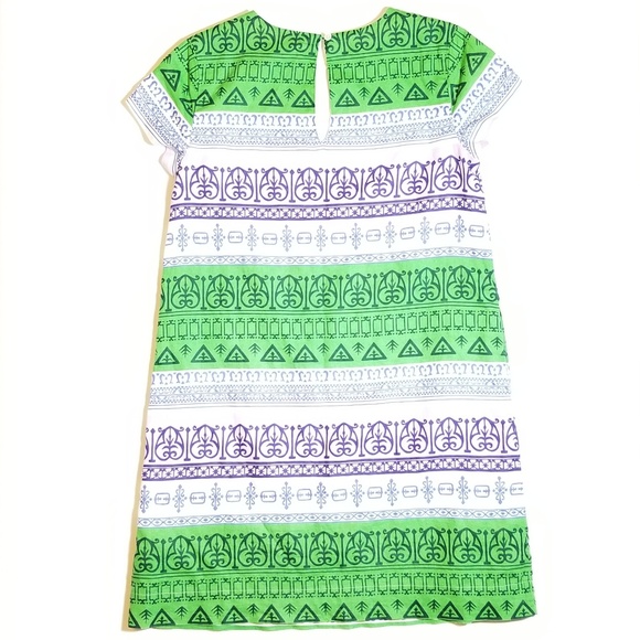 J. Crew Crewcuts Hieroglyphic Keyhole Shift Dress - Picture 8 of 8
